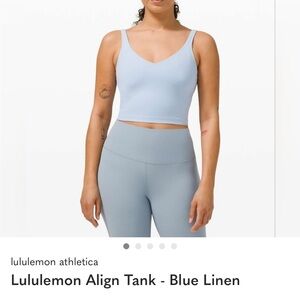 lululemon athletica Align Tank - Light Blue